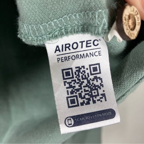 Tailor Vintage Mens Button Down Shirt Long Sleeves Light Green Large Cotton - Picture 14 of 14